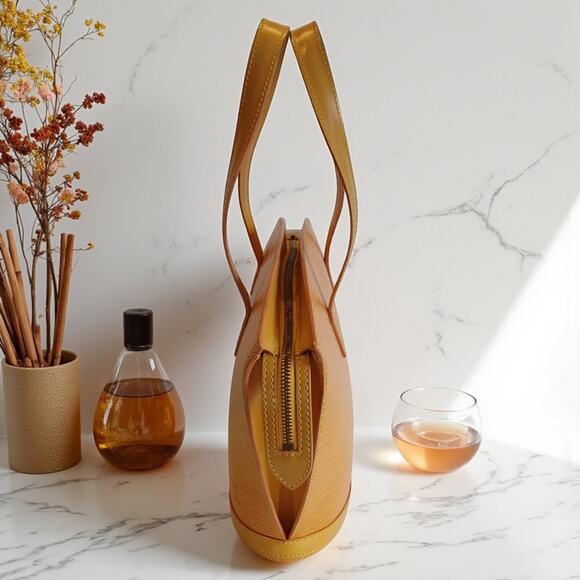 Louis Vuitton Epi Saint Jacques Handbag, Yellow with Dust Bag - Picture 2 of 16